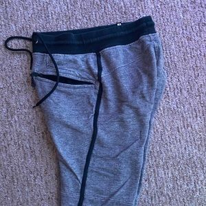 Grey and Black 3/4 Shorts